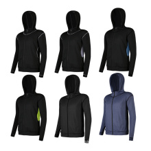 Wholesale  Factory Custom Logo Printing Fitness yoga Wear Hoodie Mens Sports Running Jacket